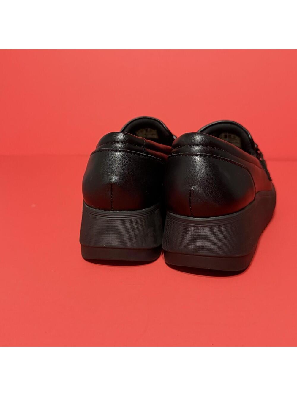 Clark’s Collection Zylah May Black leather Loafer Jacket Ultimate Comfort Women - Picture 6 of 9